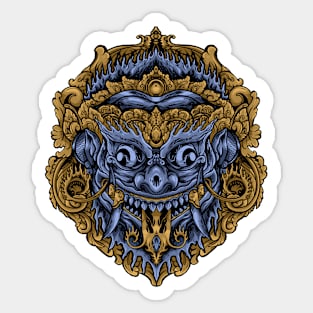 Barong mask Sticker